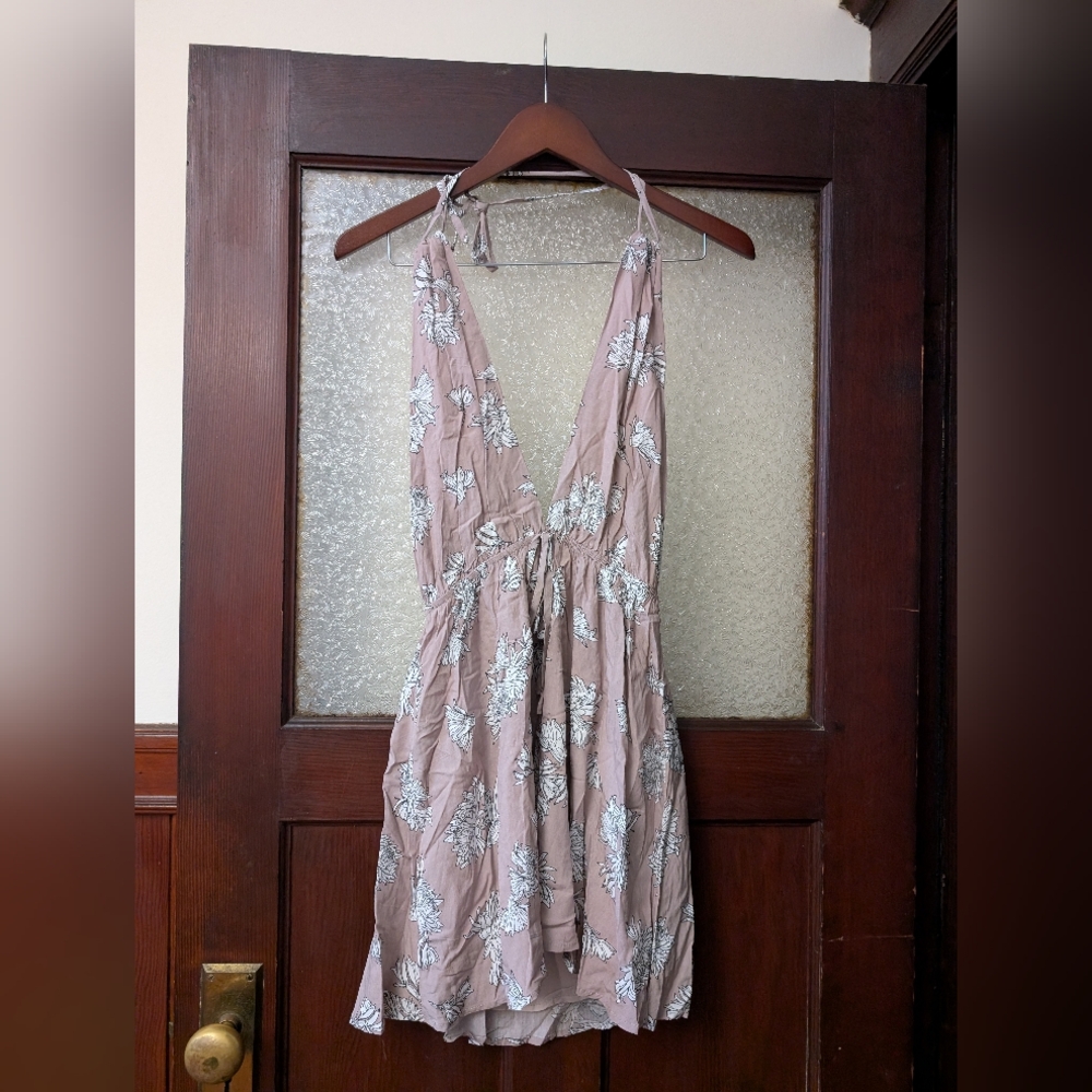 Tobi Floral Skater Dress